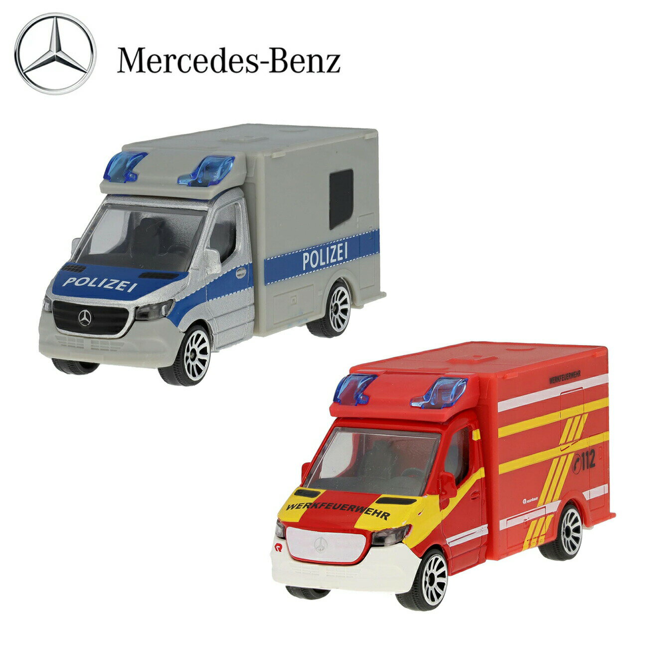 【レビューキャンペーン実施中】 トイカー スプリンター 警察車両 消防車両 メルセデスベンツ ベンツコ..