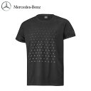 メンズTシャツ スターパターン ブラック メルセデスベンツ ベンツコレクション ベンツ 半袖 シャツ 夏