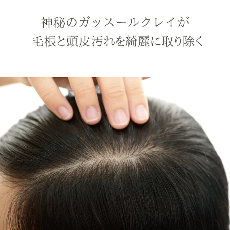 Dエクストラ ガッスールシャンプー 200g アルガンオイル配合 優しい香り オーガニック ガスールクレイ クレイシャンプー 頭皮ケア 毛穴の汚れ落し 毛根から綺麗に ノンシリコン　ラベンダーの香り 天然香油 天然保湿成分 kotokara-10000108 コトカラ 楽天市場店 サンプル画像2