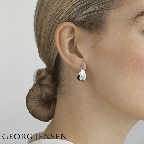 北欧 インテリア 雑貨 GEORG JENSEN (ジョージ ジェンセン) カーヴ(CURVE) ピアス シルバー ギフト 記念日 クリスマスプレゼント 高級 結婚式 入学式 入学式 ビジネス カジュアル