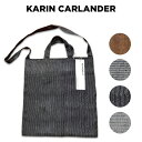 楽天KOTTE北欧 インテリア 雑貨 【TEXTILE No.13】karin carlander （カリン カーランダー） リネンバック ZIGZAGブラック / サブバック トートバック ショルダーバック 布バック 大きめ レディース メンズ