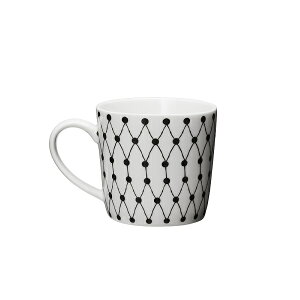 北欧 インテリア 雑貨 北欧食器 Littlephant (リトルファント ) マグカップ (S) Net - White / black / 北欧デザイン シンプル ギフト