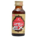 内容量:100mL×10本 【製品特徴】結合組織に多く含まれるコンドロイチン硫酸と新陳代謝を促進し、疲れをとるローヤルゼリー、滋養強壮成分の人参エキスを主体にした滋養強壮保健剤です。強壮成分であるゴオウやイカリ草、オウセイに加え、タウリンを1000mg配合しています。■剤　型：ドリンク剤■効　能滋養強壮，肉体疲労・栄養障害・食欲不振・病中病後・発熱性消耗性疾患・産前産後などの場合の栄養補給，虚弱体質■用法・用量 成人（15才以上）1回1瓶（100mL），1日1回服用する。なお，15才未満は服用しないこと。●用法・用量を厳守すること。 ■成　分1瓶（100mL）中コンドロイチン硫酸ナトリウム・・・300mgローヤルゼリー・・・200mg人参エキス(原生薬換算603mg)・・・90mgゴオウ抽出液(原生薬換算2mg)・・・200μLイカリ草エキス(原生薬換算200mg)・・・20mgオウセイ流エキス(原生薬換算500mg)・・・500μLタウリン・・・1000mgビタミンB1硝酸塩・・・10mgビタミンB2リン酸エステル・・・5mgビタミンB6・・・10mgニコチン酸アミド・・・20mg塩化カルニチン・・・50mg(アルコール0.3mL以下)添加物：異性化糖、還元麦芽糖水アメ、クエン酸、クエン酸Na、カラメル、安息香酸Na、香料、l-メントール、プロピレングリコール、バニリン、エチルバニリン、グリセリン、pH調節剤2成分※本剤に配合されているB2(リン酸リボフラビンナトリウム)により，尿が黄色になることがあります。【使用上の注意】1．服用後，次の症状があらわれた場合は副作用の可能性があるので，直ちに服用を中止し，この製品を持って医師，薬剤師又は登録販売者に相談すること 　　　　皮　　　膚　：　発疹　　　　消　化　器　：　胸やけ，吐き気，下痢2．しばらく服用しても症状がよくならない場合は服用を中止し，この製品を持って医師，薬剤師又は登録販売者に相談すること【保管方法・その他】（1）直射日光の当たらない涼しい所に保管すること。（2）小児の手のとどかない所に保管すること。（3）本剤はまれに混濁することがありますが，薬効には変わりありません。（4）使用期限を過ぎた製品は服用しないこと。 【お問い合わせ先】こちらの商品につきましての質問や相談につきましては、当店（ドラッグピュア）または下記へお願いします。ゼリア新薬工業株式会社 お客様相談窓口TEL:03-3661-2080受付時間 9:00〜17:50（土日祝日を除く）広告文責：株式会社ドラッグピュア作成：201406ST神戸市北区鈴蘭台北町1丁目1-11-103TEL:0120-093-849製造販売者：ゼリア新薬工業株式会社区分：第2類医薬品・日本製文責：登録販売者　松田誠司■ 関連商品 ゼリア新薬工業 お取り扱い商品 滋養強壮に