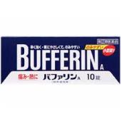 【商品説明】痛み、熱に優れた効果を発揮する有効成分アセチルサリチル酸と、胃への負担を緩和し、有効成分の吸収を早めるダイバッファーHT(合成ヒドロタルサイト)の2つの成分がひとつになった、早く効いて、胃にやさしい解熱鎮痛剤です。小さくなめらかで、のみやすい錠剤。眠くなる成分は含まれていません。■効果・効能(1)頭痛・月経痛(生理痛)・関節痛・神経痛・腰痛・筋肉痛・肩こり痛・咽喉痛・歯痛・抜歯後の疼痛・打撲痛・ねんざ痛・骨折痛・外傷痛・耳痛の鎮痛(2)悪寒・発熱時の解熱■剤　型錠剤■用法・用量15才以上、1回2錠、1日2回を限度とし、なるべく空腹時を避けて服用し、服用間隔は6時間以上おいてください。＜用法・用量に関連する注意＞錠剤の取り出し方錠剤の入っているPTPシートの凸部を指先で強く押して裏面のアルミ箔を破り、取り出してお飲みください。(誤ってそのまま飲み込んだりすると食道粘膜に突き刺さる等思わぬ事故につながります。)■成分・分量1錠中…アセチルサリチル酸330mg熱を下げ痛みをおさえます。ダイバッファーHT(合成ヒドロタルサイト)100mg胃への負担を緩和します。※添加物としてトウモロコシデンプン、ステアリン酸Mg、ヒドロキシプロピルメチルセルロース、酸化チタン、マクロゴール、青色1号を含有する。■使用上の注意●してはいけないこと(守らないと現在の症状が悪化したり、副作用が起こりやすくなる。)1.次の人は服用しないでください。(1)本剤によるアレルギー症状を起こしたことがある人。(2)本剤又は他の解熱鎮痛薬、かぜ薬を服用してぜんそくを起こしたことがある人。(3)15歳未満の小児。(4)出産予定日12週以内の妊婦。2.本剤を服用している間は、次のいずれの医薬品も服用しないでください。他の解熱鎮痛薬、かぜ薬、鎮静薬3.服用時は飲酒しないでください。4.長期連用しないでください。●相談すること1.次の人は服用前に医師、歯科医師又は薬剤師に相談してください。(1)医師又は歯科医師の治療を受けている人。(2)妊婦又は妊娠していると思われる人。(3)高齢者。(4)本人又は家族がアレルギー体質の人。(5)薬によりアレルギー症状を起こしたことがある人。(6)次の診断を受けた人。心臓病、腎臓病、肝臓病、胃・十二指腸潰瘍2.次の場合は、直ちに服用を中止し、文書を持って医師、歯科医師又は薬剤師に相談してください。(1)服用後、次の症状があらわれた場合皮ふ：発疹・発赤、かゆみ消化器：悪心・嘔吐、食欲不振精神神経系：めまいまれに下記の重篤な症状が起こることがあります。その場合は直ちに医師の診療を受けてください。●ショック(アナフィラキシー)服用後すぐにじんましん、浮腫、胸苦しさ等とともに、顔色が青白くなり、手足が冷たくなり、冷や汗、息苦しさがあらわれる。●皮膚粘膜眼症候群(スティーブン・ジョンソン症候群)、中毒性表皮壊死症(ライエル症候群)高熱を伴って、発疹・発赤、火傷様の水ぶくれ等の激しい症状が、全身の皮ふ、口や目の粘膜にあらわれる。●肝機能障害全身のだるさ、黄疸(皮ふや白目が黄色くなる)等があらわれる。●ぜんそく(2)5-6回服用しても症状がよくならない場合。■保管および取扱い上の注意(1)直射日光の当たらない湿気の少ない涼しい所に保管してください。(2)小児の手の届かない所に保管してください。(3)他の容器に入れ替えないでください。(誤用の原因になったり品質が変わることがあります。)(4)使用期限を過ぎた製品は使用しないでください。(5)変質の原因となりますので、包装シートをミシン目に沿って切り離す際などに、服用なさらない錠剤の裏のアルミ箔に傷をつけないようにしてください。広告文責及び商品問い合わせ先 広告文責：株式会社ドラッグピュア作成：201311ST神戸市北区鈴蘭台北町1丁目1-11-103TEL:0120-093-849製造・販売元：ライオンヘルスケア130-8644 東京都墨田区本所1-3-703-3621-6611区分：第2類医薬品・日本製文責：登録販売者　松田誠司■ 関連商品■ライオン