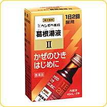 【送料無料】【第2類医薬品】【楽天スーパーSALE 3％OFFクーポン 6/11 01:59迄】さむけのするひきはじめの風邪にクラシエ薬品株式会社クラシエ葛根湯液II(45ml×2本)【RCP】【△】 1