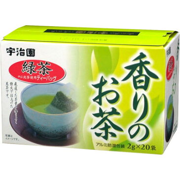 宇治園宇治園 香りの緑茶ティーバック 20パック×20セット