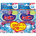 【3％OFFクーポン 4/24 20:00～4/27 9:59迄】【送料無料】アース製薬株式会社セボンタンクにおくだけ［つめかえ用25g×2個パック］フレッシュソープ＆ムスクの香り 1セット＜トイレ用洗浄剤＞【RCP】【△】【CPT】