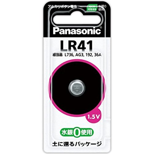 【本日楽天ポイント4倍相当】【送料無料】【P922】パナソニック株式会社アルカリボタン電池 LR-41P(1個)【RCP】【△】【CPT】 【本日楽天ポイント4倍相当】【送料無料】【P922】パナソニック株式会社アルカリボタン電池 LR-41P(1個)【RCP】【△】【CPT】
