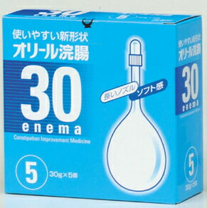 【第2類医薬品】【本日楽天ポイント4倍相当】池尻製薬　JSオリール浣腸30 (30g×5個入)1箱(この商品は注文後のキャンセルができません)【北海道・沖縄は別途送料必要】