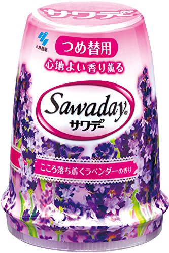 【本日楽天ポイント4倍相当】小林製薬株式会社　Sawaday(サワデー)　こころ落ち着くラベンダーの香り[つめ替用] 140g＜トイレ用消臭芳香剤＞【北海道・沖縄は別途送料必要】 1