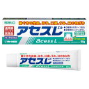 ■製品特徴●ライトなミント味で女性、若年層におすすめします。●カミツレ、ラタニア、ミルラを配合。歯ソーノーロー、歯肉炎の原因となる「嫌気性菌」にすぐれた抗菌力を発揮して、歯ぐきの出血、はれ、口臭などをしずめます。●研磨剤無添加。歯と歯ぐきのスキマ（歯周ポケット）に歯石のもとを残しません。 ■使用上の注意 ▲相談すること▲ 1. 次の人は使用前に医師，歯科医師，薬剤師又は登録販売者にご相談ください　（1）医師又は歯科医師の治療を受けている人。　（2）薬などによりアレルギー症状を起こしたことがある人。　（3）次の症状のある人。　　ひどい口内のただれ2. 使用後，次の症状があらわれた場合は副作用の可能性がありますので，直ちに使用を中止し，添付文書を持って医師，薬剤師又は登録販売者にご相談ください　[関係部位：症状]　皮膚：発疹・発赤，かゆみ3. しばらく使用しても症状がよくならない場合は使用を中止し，添付文書を持って医師，歯科医師，薬剤師又は登録販売者にご相談ください ■効能・効果歯肉炎・歯槽膿漏の諸症状（出血・はれ・口臭・発赤・口のねばり・歯ぐきのむずがゆさ・歯ぐきからのうみ）の緩和 ■用法・用量適量（1.0g，約3cm）を歯ブラシにつけて，1日2回（朝・夕）歯肉をマッサージするように磨きます。 【用法関連注意】（1）定められた用法・用量を厳守してください。（2）小児に使用させる場合には，保護者の指導監督のもとに使用させてください。（3）一般の歯みがきと同じようにブラッシングした後，水ですすいでください。（4）歯科用にのみ使用してください。 ■成分分量カミツレチンキ 1.25％ ラタニアチンキ 1.25％ ミルラチンキ 0.62％ 添加物としてグリセリン，アルギン酸Na，薬用石ケン，ラウリル硫酸Na，サッカリンNa，赤色3号，パラベン，炭酸水素Na，香料（アルコール，l-メントールを含む）を含有します。■剤形：その他 ■保管及び取扱い上の注意（1）直射日光の当たらない湿気の少ない涼しい所に密栓して保管してください。（2）小児の手の届かない所に保管してください。（3）他の容器に入れ替えないでください。　（誤用の原因になったり品質が変わるおそれがあります。）（4） 乾燥するとかたまって出にくくなりますので，使用後は，キャップをしっかりしめてください。（5）寒さで硬くなり出し難い場合は，常温で保管すると出し易くなります。（6） チューブの末端部分が鋭くなっておりますので，ご使用の際に怪我をしないようご注意ください。（7）使用期限をすぎた製品は，使用しないでください。【お問い合わせ先】こちらの商品につきましては、当店(ドラッグピュア）または下記へお願いします。佐藤製薬株式会社　お客様相談窓口電話：03（5412）7393受付時間：9：00-17：00（土，日，祝日を除く）広告文責：株式会社ドラッグピュア作成：201608SN神戸市北区鈴蘭台北町1丁目1-11-103TEL:0120-093-849製造販売者：佐藤製薬株式会社区分：第3類医薬品・日本製文責：登録販売者　松田誠司 ■ 関連商品 アセスシリーズ佐藤製薬お取扱商品