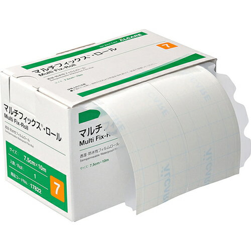 【本日楽天ポイント4倍相当】アルケア株式会社マルチフィックス・ロール 7号(7.5cm×10m)1巻入［商品番号：17822］＜透湿・防水性フィルムロール＞【たんぽぽ薬房】【北海道・沖縄は別途送料必要】（発送まで7～14日程です・ご注文後のキャンセル不可）