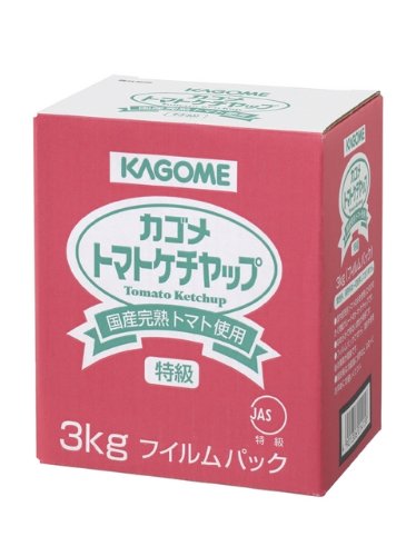 【本日楽天ポイント4倍相当】カゴメ株式会社カゴメ 国産トマト100%使用トマトケチャップ 3kg×4個セット