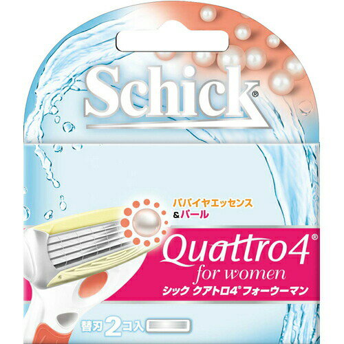 【本日楽天ポイント4倍相当】【送料無料】シック・ジャパン株式会社シック クアトロ4 フォーウーマン 替刃 2コ入【△】【CPT】