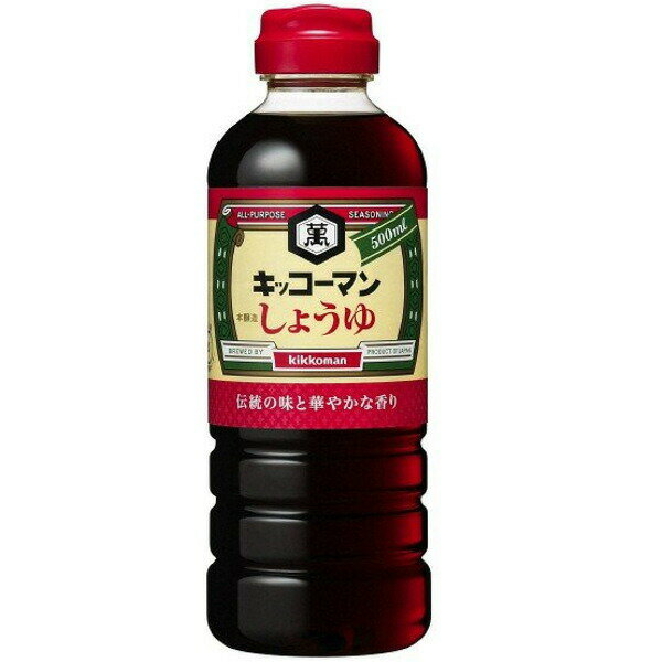 【本日楽天ポイント4倍相当】キッコーマン食品 株式会社キッコーマン　しょうゆ 500ml×12個セット【RCP】【■■】 1