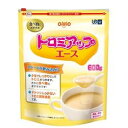 【製品特徴】 ・ 飲み物などにトロミをつけることによって飲み込みやすくするトロミ調整食品です。 ・ 飲みこみ易さだけでなく、口腔ケアにも配慮しました。 ・ ナトリウムの少ないトロミ調整食品です。 【ご使用方法】 ★食べ物の場合 細かくきざんだ食べ物には、水やお湯でトロミを作って加えます。ミキサー食に使用する場合は「トロミアップエース」と食材を一緒にミキサーにかけます。 ★飲み物の場合 水・お茶などに、よくかき混ぜながら少量ずつ本品を加えていきます。溶解後、1分-2分でトロミがつきます。 ★トロミの目安 水・お茶に溶かした場合(150mLあたり(目安：コーヒーカップ、ティーカップ)) *フレンチドレッシング状：0.75g(小さじ1／2) *とんかつソース状：1.5g(小さじ1) *ケチャップ状・・・3.0g(小さじ2) ・数回に分けて加えるとダマができます。あらかじめ小さじ2杯分をはかり取ったものを一度に加えるのがコツです。 ★計量の目安：市販の小さじ1杯分は約1.5gです。 【ご使用上のポイント】 1.トロミをつけたい飲み物や食品に、スプーンなどでよくかき混ぜながら少量ずつ加えてください。特に熱い飲み物や、はじめからトロミのあるものは、ダマができやすいので注意してかき混ぜてください。 2.溶解後、1分-2分でトロミがつきますが、加える食品の種類、温度、量によってトロミが安定するまで時間がややかかる場合もあります。入れすぎると、トロミがつきすぎて飲み込みにくくなることがありますので、十分にご注意ください。 3.飲み込みやすいトロミには個人差があります。「トロミの目安」を参考にして加え、トロミの状態を確認してからお召し上がりください。 【原材料】 デキストリン、でんぷん、増粘多糖類 【栄養成分】 (100gあたり) エネルギー・・・293kcal たんぱく質・・・1.8g 脂質・・・0-0.9g 糖質・・・47.8g 食物繊維・・・44.8g ナトリウム・・・0-8mg カリウム・・・103mg 【注意事項】 ・ 本製造施設では、卵、乳、小麦、そば、落花生、えび、かにを含む製品を製造しております。 ・ 開封時および内容物を取り出す時には、切り口で手を傷つけないよう注意してください。 ・ 喉を詰まらせる恐れがありますので、粉末をそのまま口に入れないでください。 ・ 本品は多量に加えたり、一度にトロミをつけた食品に再度添加した場合で、ダマが生じた際は必ず取り除いてください。 ・ 市販の計量スプーンは、容量にばらつきがあることがあります。 ・ 調整後、飲食される前に必ず食べやすいトロミであるかどうかをご確認ください。 ・ 熱い食品や飲み物にトロミをつけて召し上がる際には温度を確認してください。 ・ 本品を摂りすぎると体調や体質によりお腹がはったり、ゆるくなる場合があります。このような場合は使用量を減らしてください。 ・ 飲み込みに重度の障害がある方は、ご使用の前に医師・歯科医師・栄養士等にご相談ください。 ・ 本品を使用することで、誤って飲み込むことが、確実に防げるものではありません。 ・ 調整後は、なるべく早めにお召し上がりください。 ・ 濃厚流動食のような液体やたんぱく質の多い液体は、トロミがつくまで時間がかかります。 ・ 品質管理には万全を期しておりますが、開封時に色、におい、味などに異常がみられた場合は使用しないでください。 【お問い合わせ先】 こちらの商品につきましての質問や相談につきましては、 当店（ドラッグピュア）または下記へお願いします。 日清オイリオグループ株式会社 東京都中央区新川1-23-1 TEL：0120-016-024　お客様相談窓口 受付時間：月曜日〜金曜日9：00〜17：00 （土日、祝日を除く） 広告文責：株式会社ドラッグピュア 作成：201808KT 神戸市北区鈴蘭台北町1丁目1-11-103 TEL:0120-093-849 製造販売：日清オイリオグループ株式会社 区分：食品/日本製 ■ 関連商品 日清オイリオグループ株式会社 お取扱い商品 関連商品介護・福祉用品・薬のみ・水のみ、食事用品・寒天、ゼラチン、とろみ付け、ゲル化剤