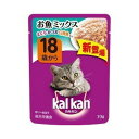 【本日楽天ポイント4倍相当】【送料無料】マースジャパンリミテッドカルカン(kal kan)パウチ 18歳から お魚ミックス まぐろかつお白身魚入り ( 70g )＜ジューシーゼリーで際立つおいしさ、子ネコ＞【△】【CPT】