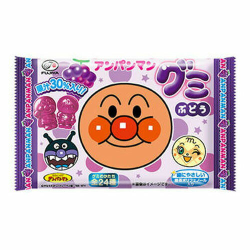 【本日楽天ポイント4倍相当】【送料無料】株式会社不二家アンパンマングミ　ぶどう(6粒入)×20個セット【北海道・沖縄は別途送料必要】