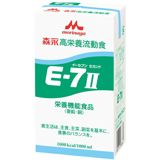 株式会社クリニコ森永　高栄養流動食クリミール(Climeal)E-7II(イーセブンセカンド)1000kcal/1000ml×6個入［品番：643450］【栄養機能食品（亜鉛・銅）】【たんぽぽ薬房】【たんぽぽ薬房】【YP】（発送まで7～14日程・キャンセル不可）