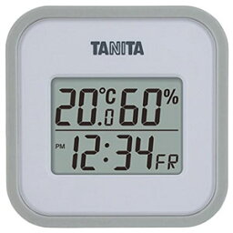 【本日楽天ポイント4倍相当】【送料無料】株式会社タニタデジタル温湿度計 グレー TT558GY(1コ入)＜場所を選ばない小型タイプのデジタル温湿度計＞【△】