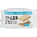 【お買い物マラソン 2%OFFクーポン同品3つ以上は3%OFFクーポン有】【送料無料】アサヒグループ食品株式会社 クリーム玄米ブラン たんぱく栄養食 クリームチーズ 72g(2枚×2袋)【栄養機能食品(カルシウム・鉄)】(発送迄6-10日)(キャンセル不可)【△】【CPT】