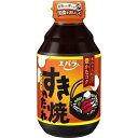 ■製品特徴本醸造醤油に砂糖、鰹節の旨味を合わせ、本みりんで仕立てたまろやかなコクと甘味のある味わいです。■内容量300ml■原材料砂糖、醤油、発酵調味料、食塩、かつおだし、カラメル色素、(原材料の一部に小麦、大豆を含む)■栄養成分表示100mlあたり：エネルギー 224kcal、たんぱく質 3.4g、糖質 0g、炭水化物 52.6g、食塩相当量 7.9g■使用方法牛すき焼 (4人分)【材料】・牛すき焼き用肉：500g・長ねぎ：2本・春菊：1束・しめじ：1パック・えのきたけ：1袋・生しいたけ：4個・焼き豆腐：1丁・しらたき：1袋・エバラすき焼のたれ：300ml・牛脂：適量【作る】（1）長ねぎは斜め切りに、春菊は4〜5cmの長さに、きのこ類は石づきを切り小房に分け、豆腐は水きりして食べやすい大きさに、しらたきは下ゆでして食べやすい長さに切ります。（2）熱した鍋に牛脂をひき、牛肉・長ねぎの順に焼きます。（3）「エバラすき焼のたれ」を注ぎ入れ、春菊以外の残りの材料を加えて煮込みます。（4）仕上げに春菊を加えて、出来あがりです。すき焼き以外にも肉じゃがの調味料などにご活用ください■注意事項開栓前は直射日光を避け常温で保存開栓したら必ず冷蔵庫へ開栓後は早めに使用われもの注意開栓時液はね注意アレルギー物質：小麦・大豆【お問い合わせ先】こちらの商品につきましての質問や相談は、当店(ドラッグピュア）または下記へお願いします。エバラ食品工業株式会社〒220-0012 神奈川県横浜市西区みなとみらい4丁目4番5号　横浜アイマークプレイス14階電話：0120-892-970月曜日&#12316;金曜日 9&#12316;17時（祝日および年末年始の休業日を除く）広告文責：株式会社ドラッグピュア作成：201908YK神戸市北区鈴蘭台北町1丁目1-11-103TEL:0120-093-849製造販売：エバラ食品工業株式会社区分：食品・日本文責：登録販売者 松田誠司■ 関連商品すき焼き関連商品エバラ食品工業株式会社お取り扱い商品