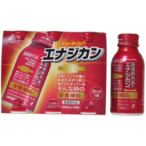 【本日楽天ポイント4倍相当】ゼリア新薬工業株式会社　エナジカン　100ml×6本入×5個セット(計30本)【医薬部外品】＜栄養補給にドリンク＞【■■】