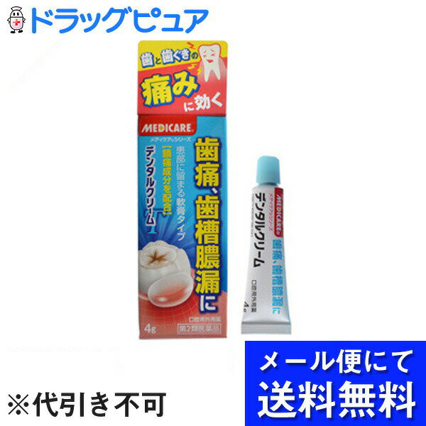 【第2類医薬品】【本日楽天ポイント4倍相当】【●メール便にて送料無料(定形外の場合有り)でお届け 代引き不可】森下仁丹株式会社『デンタルクリームT 4g』（メール便は発送から10日前後がお届け目安です）【RCP】