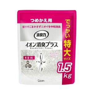 【本日楽天ポイント4倍相当】エステー消臭力クリアビーズ イオン消臭プラス 特大 つめかえ 無香料 1.5kg【RCP】【北海道・沖縄は別途送料必要】 【本日楽天ポイント4倍相当】エステー消臭力クリアビーズ イオン消臭プラス 特大 つめかえ 無香料 1.5kg【RCP】【北海道・沖縄は別途送料必要】