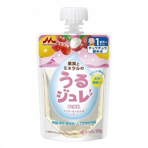 【本日楽天ポイント4倍相当】森永乳業株式会社果実とミネラルのうるジュレ PINK 100g×6個【RCP】