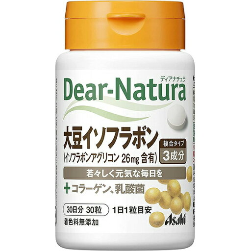 【本日楽天ポイント4倍相当】【P】 ディアナチュラ Dear-Natura 大豆イソフラボン+コラーゲン・乳酸菌 30粒【RCP】【北海道・沖縄は別途送料必要】【CPT】 【本日楽天ポイント4倍相当】【P】 ディアナチュラ Dear-Natura 大豆イソフラボン+コラーゲン・乳酸菌 30粒【RCP】【北海道・沖縄は別途送料必要】【CPT】