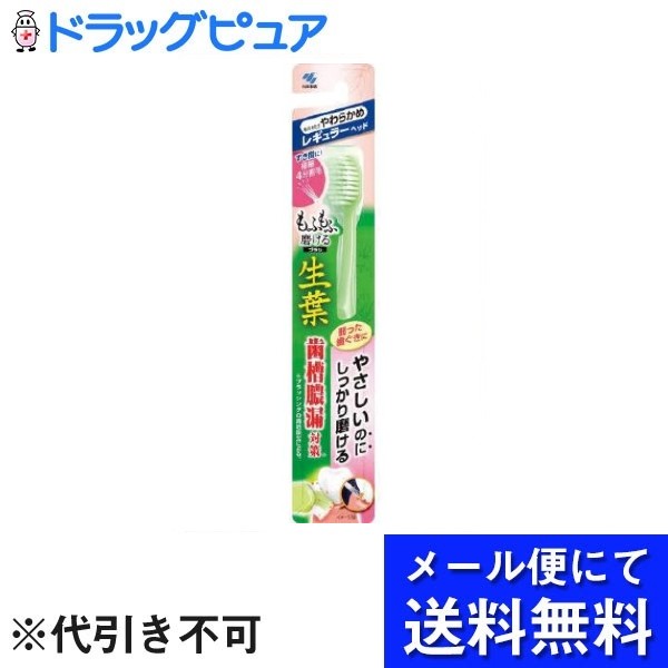 生葉 もふもふ磨けるブラシ レギュラー 1本 ダイエット 健康 デンタルケア 歯ブラシ ベビー キッズ マタニティ 衛生用品 ヘルスケア 虫歯予防 手用歯ブラシ