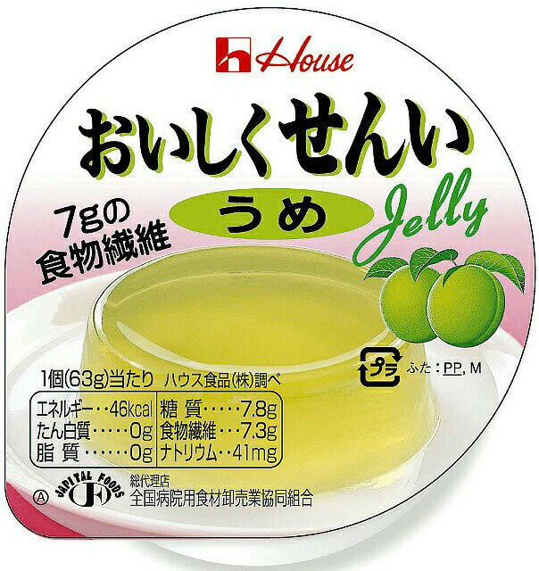 ハウス食品株式会社おいしくせんい うめ63g × 60個セット（おいしくセンイ　梅・おいしく繊維・ウメ）