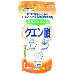 【本日楽天ポイント4倍相当】マルフクケミファ株式会社自然にやさしいクエン酸 360g【RCP】