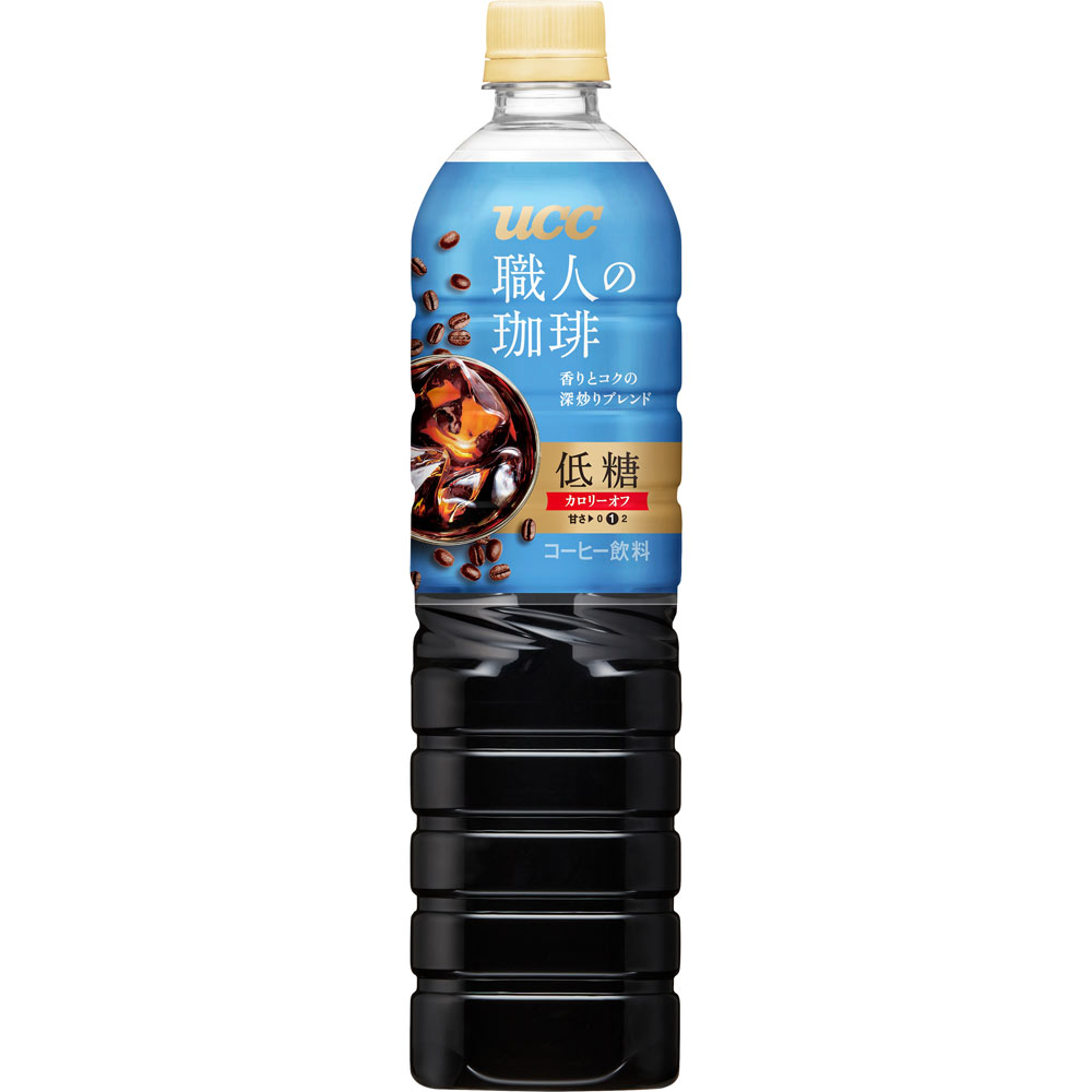 【本日楽天ポイント4倍相当】UCC上島珈琲株式会社　職人の珈琲 低糖 PET　900ml×12本セット＜コーヒー飲料＞【■■】