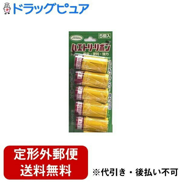 【本日楽天ポイント4倍相当】新DW12【定形外郵便で送料無料でお届け】株式会社立石春洋堂ハエトリ・リボン 5個【RCP】【TK290】