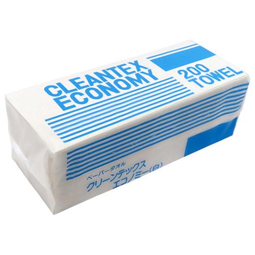 【本日楽天ポイント4倍相当】【送料無料】株式会社トーヨペーパータオル　クリーンテックスエコノミー白 200枚×42束【RCP】