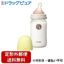 【定形外郵便で送料無料でお届け】コンビ株式会社テテオ 授乳のお手本 LiCO 哺乳びん PP製 240ml Mサイズ乳首付 ライム(YG) 1個【TK390】