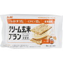 【定形外郵便で送料無料でお届け】アサヒグループ食品株式会社 クリーム玄米ブラン たんぱく栄養食 メープル 72g(2枚×2袋)【栄養機能食品(カルシウム・鉄)】...
