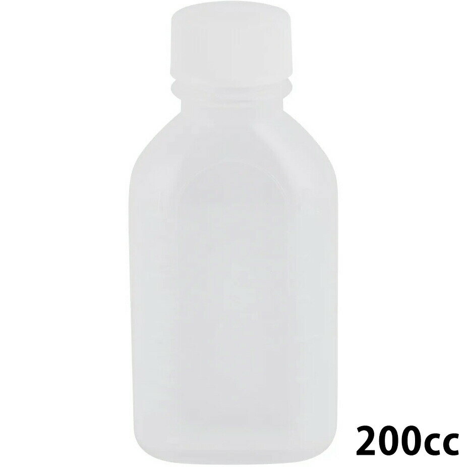 【本日楽天ポイント4倍相当】【送料無料】株式会社トーショー　ポリ投薬ビン ［ラベル付］200ml×100個入＜水くすりに。投薬瓶＞(※画像はイメージです。実際の商品と異なる場合がございます)【△】