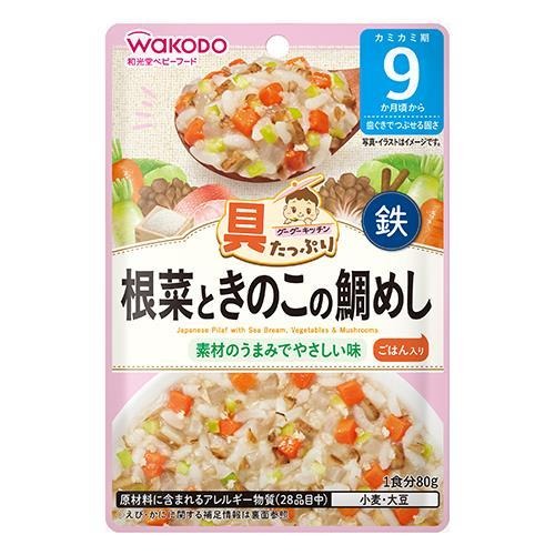 【本日楽天ポイント4倍相当】【送料無料】アサヒグループ食品株式会社 具たっぷり根菜ときのこの鯛めし 80g【RCP】【△】