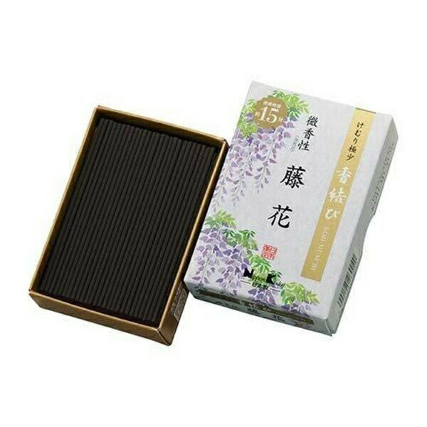 【本日楽天ポイント4倍相当】【送料無料】株式会社日本香堂香結び　微香性　藤花（とうか）　ミニ 約60g【RCP】【△】