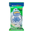 【送料無料】ジョンソン株式会社スクラビングバブル 流せるトイレブラシ 除菌消臭プラス ホワイトブロッサム 付け替え 12個入【RCP】【△】