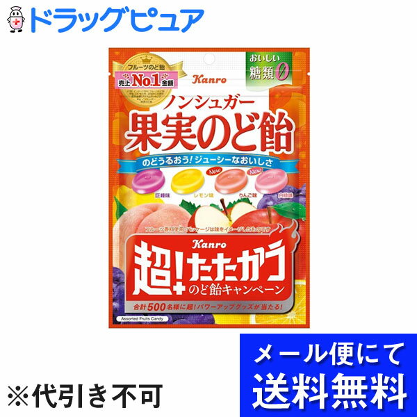 【本日楽天ポイント4倍相当】【メール便にて送料無料(定形外の場合有り)でお届け 代引き不可】カンロ株式会社ノンシュガー果実のど飴(90g)×6個セット(メール便のお届けは発送から10日前後が目安です)（複数の封筒でお届けする場合がございます ）のサムネイル