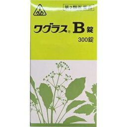 【第2類医薬品】【4月28日までポイント5倍】剤盛堂薬品株式会社ホノミ漢方　ワグラスB錠　300錠