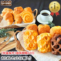 パン 詰め合わせ おためしセット 12個入り 賞味期限60日 常温保存 ロングライフパン 長期保存 日持ち 長持ち 送料無料