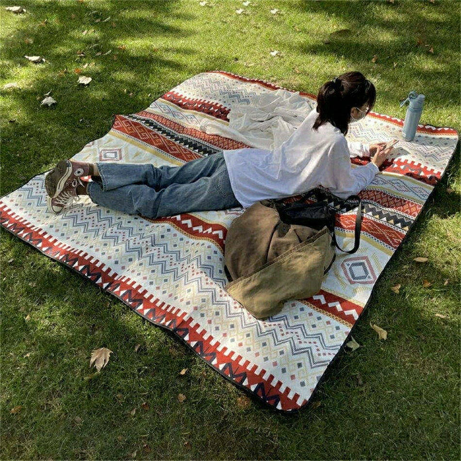 レジャーシート 厚手 大判 アウトドア 大きめ 防水 断熱 軽い 洗える おしゃれ 厚底 中綿入り コンパク..