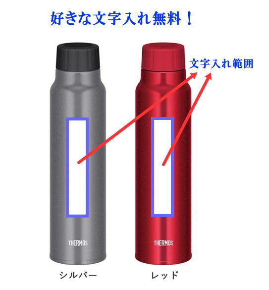 名入れ サーモス 炭酸ボトル THERMOS 魔法瓶 炭酸マグボトル 500ml 750ml 炭酸 ボトル マグボトル 様々なシーンで使える炭酸飲料対応ボトル！ 結婚祝い 結婚記念日 クリスマス プレゼント ギフト 贈り物 出産祝い お祝い 母の日 父の日 還暦祝い 敬老の日 付き合って記念品