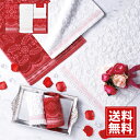 【送料無料】ジルスチュアート ボヌールタオルセット レッド ホワイト ギフト 内祝い 出産祝い 結婚祝い 香典返し 快気祝い 結婚内祝い 出産内祝い 引き出物 お返し 引越し 御祝 誕生日祝 58-3249300