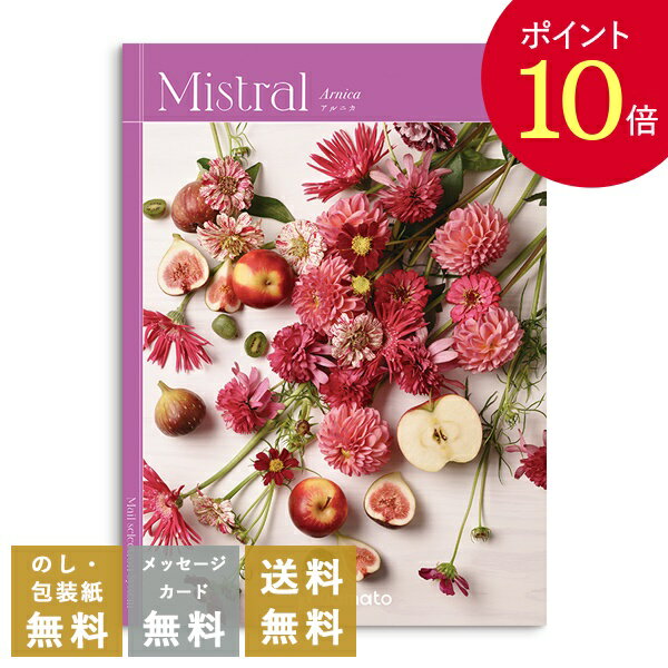 【ポイント10倍】香典返し カタログギフト ミストラル アルニカ｜送料無料 内祝い 出産祝い 結婚祝い 結婚内祝い 出産内祝い 新築内祝い 快気祝い 満中陰志 忌明志 法事 粗供養 香典 お返し 一周忌 三回忌 七回忌 お礼 御礼 おすすめ お祝い 記念日 gift 贈答品